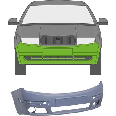 Přední nárazník škoda fabia 1 / 2004-08