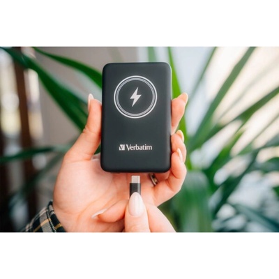 Verbatim Charge´n´Go magn.wirel. Power Bank black 5000mAh 32240