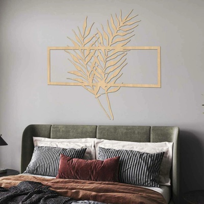 SENTOP | Dřevěná dekorace Tropické listy - Moderní botanický design | SENTOP HDF0303
