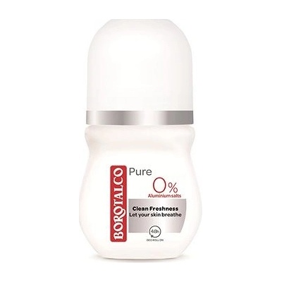Borotalco Pure 0% Aluminium Salts roll-on 50 ml