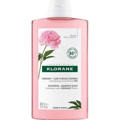 Klorane Peony Успокояващ шампоан, 400 ml