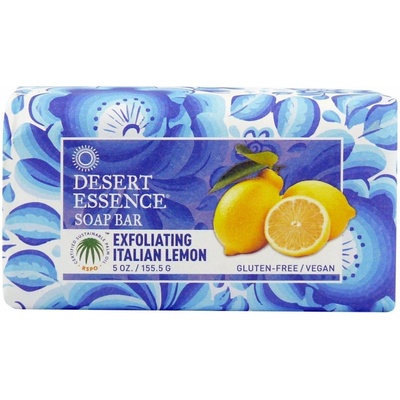 Desert Essence tuhé peelingové mýdlo italský citron 155 g