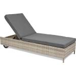 Garden Point Техноратанов градински шезлонг Tobago Garden Point Cветло сив (GAP429)