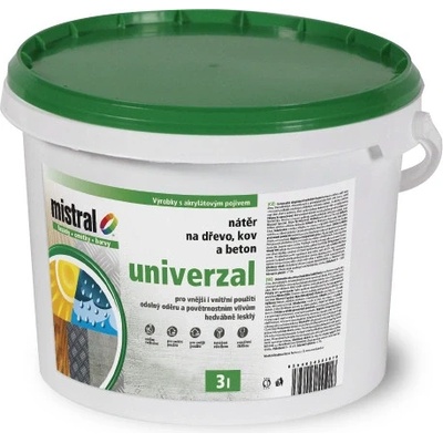 Mistral Univerzal B3 vodouředitelná barva s vysokou kryvostí 3l