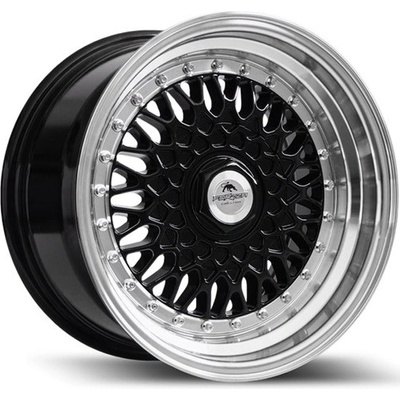 FORZZA WHEELS Forzza Malm 7x15 4x100 ET25 black lip machined