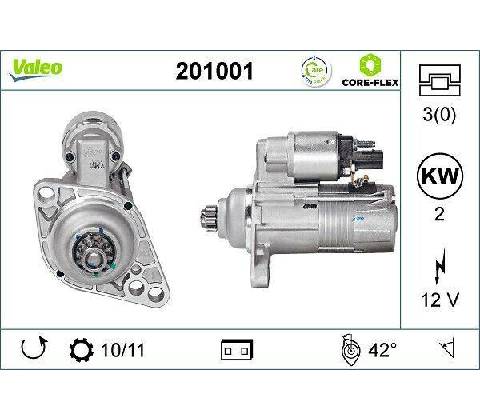 Startér VALEO 201001