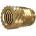 Two Trees Вложка за пластмаса M2.5 (месинг) - Brass Inset Nuts, 70 броя в пакет