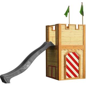 axi Playhouse Arthur Крепост - Сива пързалка (A030.109.80)