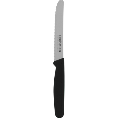 TECHNICA univerzálny nôž vlnité ostří 21 cm čierny Silver Line čierna
