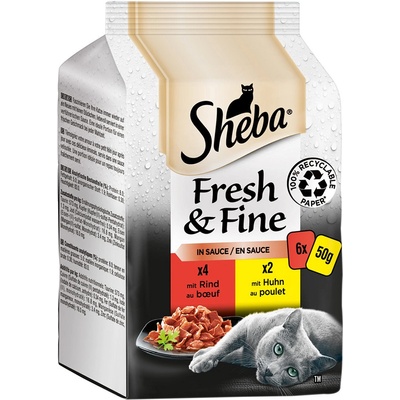 Sheba Fresh & Fine jemná pestrosť 72 x 50 g