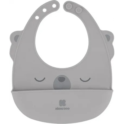 KikkaBoo Силиконов лигавник KikkaBoo - Grey (31303030037)