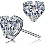 HARAHU Обици Small Hearts - Кристалова KP29319