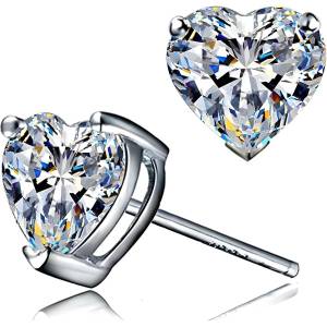 HARAHU Обици Small Hearts - Кристалова KP29319