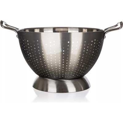 BANQUET Cedník nerezový LATINO METALLIC Platinum 24 x 17,5 cm