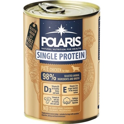 Polaris Single Protein Adult Paté kuracia 400 g