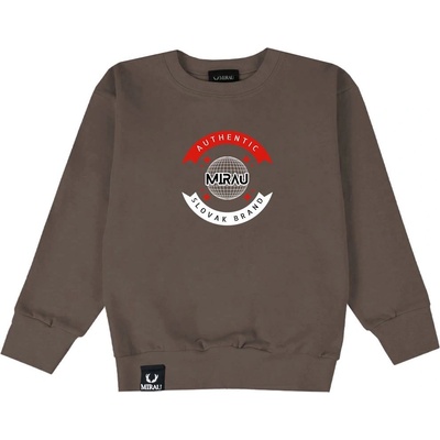 Chlapčenská mikina Authentic khaki zelená