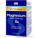 GS Magnesium citrát 1340mg + B6 50 + 50 tabliet