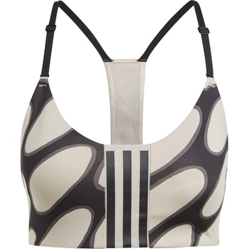 adidas adidas X Marimekko Aeroimpact Training Light-Support Bra Womens - Black/Lbrown