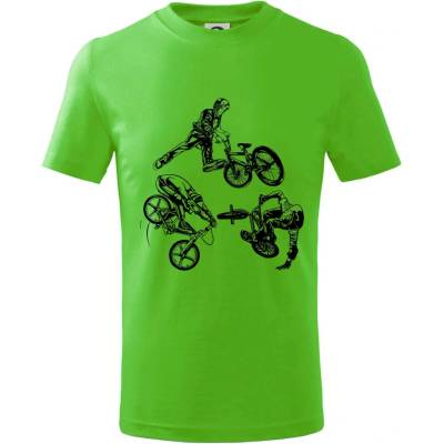 BMX tricks tričko detské Apple Green