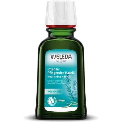 Weleda Интензивно подхранващо масло за коса с розмарин, 50 ml