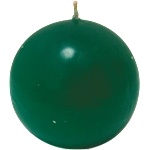 Mumsan Кръгла свещ Mumsan, цвят зелен, 10см, 60ч горене