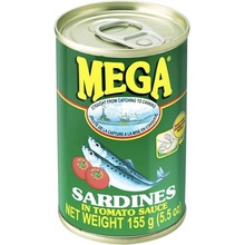 Mega Sardinky v rajčatové omáčce 155 g