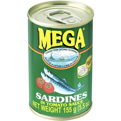 Mega Sardinky v rajčatové omáčce 155 g