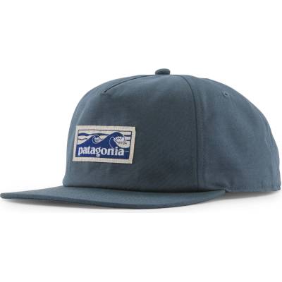 Patagonia Шапка с козирка Patagonia Boardshort Label Funfarer Cap - Summit Blue - размер One Size (204-6378-1111)