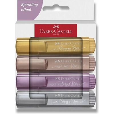Faber-Castell Textliner 46 metalické 4 ks