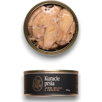 Top-farm Kuracie prsia jemne solené a korenené 100 g