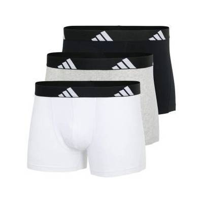 Мъжки Боксер Adidas Slip Active Flex Cotton Бял 3 Части Размер L