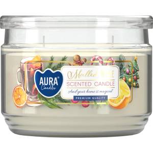 BISPOL Ароматна свещ Bispol Aura - Mulled Wine, 280 g (snp106-451)