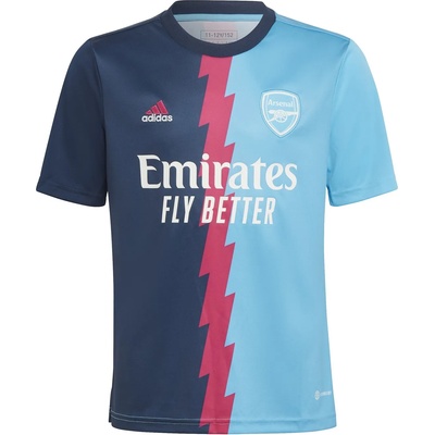Adidas Arsenal Pre Match Shirt 2022 2023 Juniors - Navy/Magenta