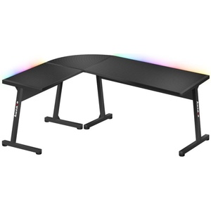 Huzaro Ъглово гейминг бюро Huzaro - Hero 6.0 RGB, черно (HZ-HERO 6.0 RGB) - ozone