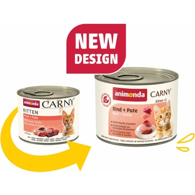 Carny Kitten hovězí a krůtí 200 g – Hledejceny.cz
