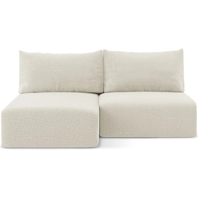 makamii Кремав разтегателен ъглов диван с място за съхранение (ляв ъгъл) Kalena - Makamii (KALENA_LCOF_38_P1_C1)