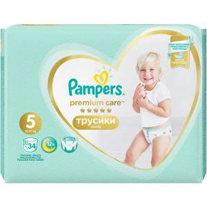 Pampers Pants 5 Premium Care 34 броя - bubu