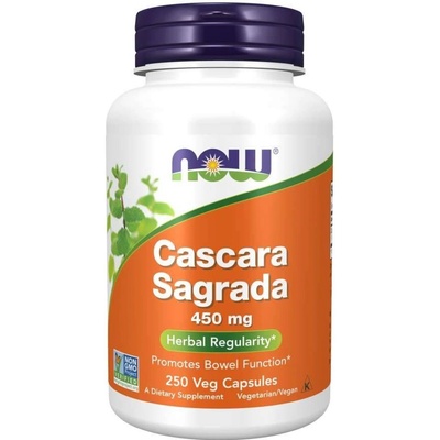 Now Foods Foods Cascara Sagrada 450 mg 250 kapslí