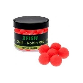 Zfish plávajúce boilies Pop Up 60g 16mm Chilli Robin Red
