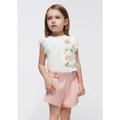 Mayoral Панталон къс креп в телесен цвят за мини момиче Mayoral