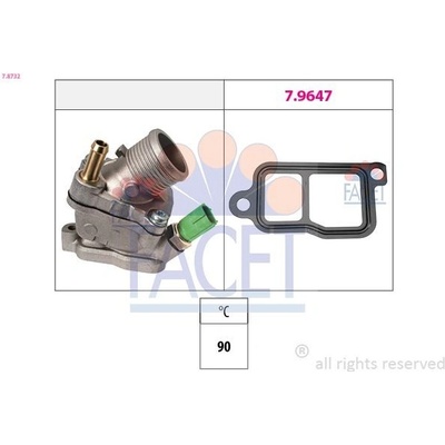 Termostat, chladivo FACET 7.8732