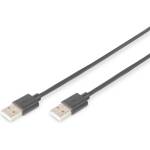 ASSMANN Кабел за свързване Assmann USB 2.0, тип А, 1 м, черен (AK-300101-010-S)
