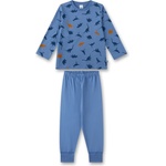 Sanetta Детско ежедневно термо бельо Sanetta Kid's Pyjama Long AOP 233560 Pyjamas - Navy - размер 104 (EU) (714-1397-0113)