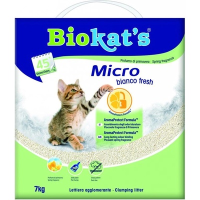 Biokat's Biokat’s Micro Bianco Fresh постелка 7 кг