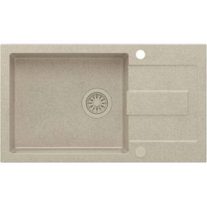 Quadron Вградена мивка Quadron Pop Christian 136 XL от композит, пясъчно бежова, 78x45 см (HCQC57845BEZK_PC) Мивка за вграждане