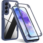 Techsuit Калъф за Samsung Galaxy A35 5G + Протектор - ColorVerse 360 Series - Син
