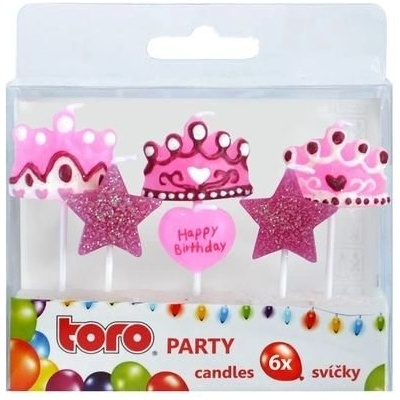 TORO SVÍČKA ZAPICHOVACÍ HVĚZDY A KORUNKY U.T.C