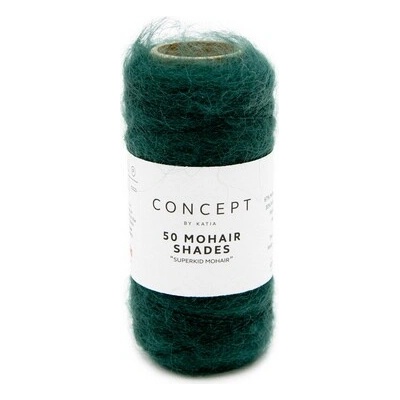 50 MOHAIR SHADES Katia Farby 50 MOHAIR: 24 petrol