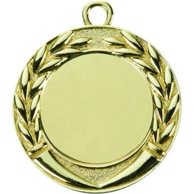Medaile s emblémem průměr 40 mm s vavřínovým věncem Zlatá