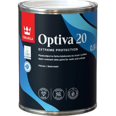Tikkurila OPTIVA 20 SEMI MATT 2,7 l tvt int. Základní báze A bílá